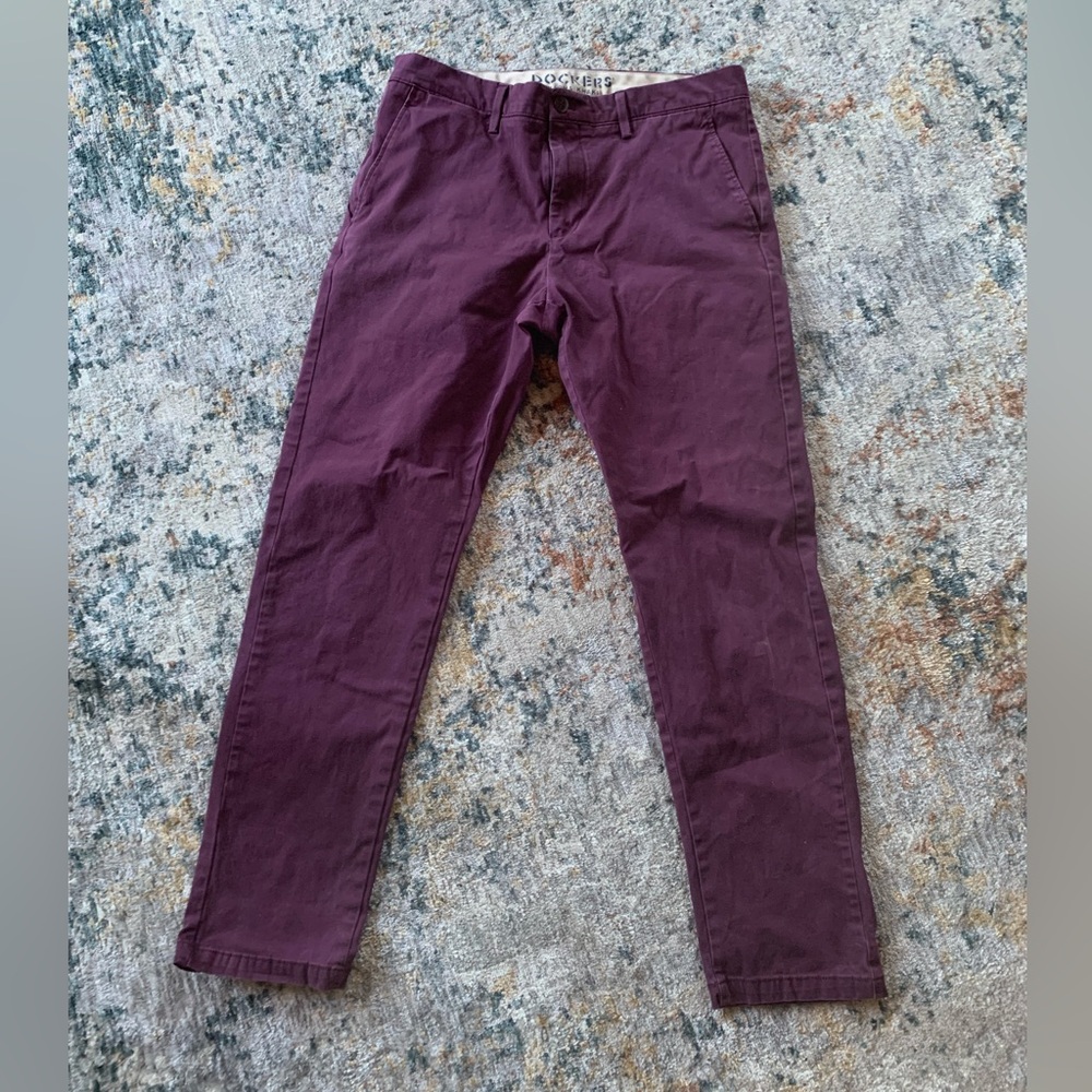 Red DOCKERS trousers